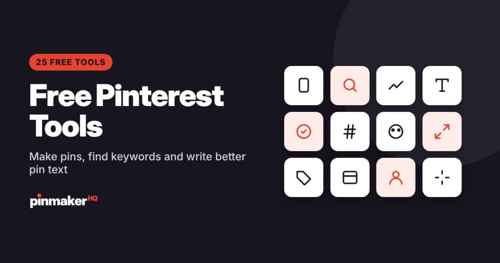 Free Pinterest Tools: Make pins, find keywords and write better pin text