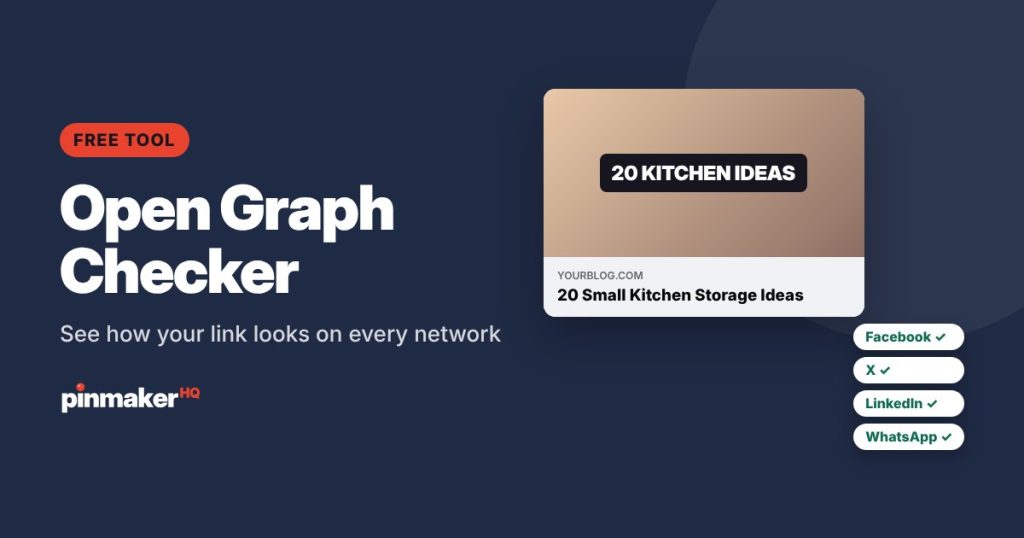 Open Graph Checker: See how your link looks on every network
