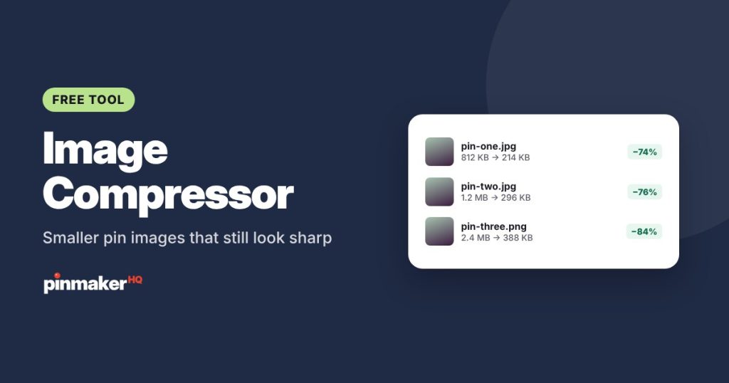 Image Compressor: Smaller pin images that still look sharp