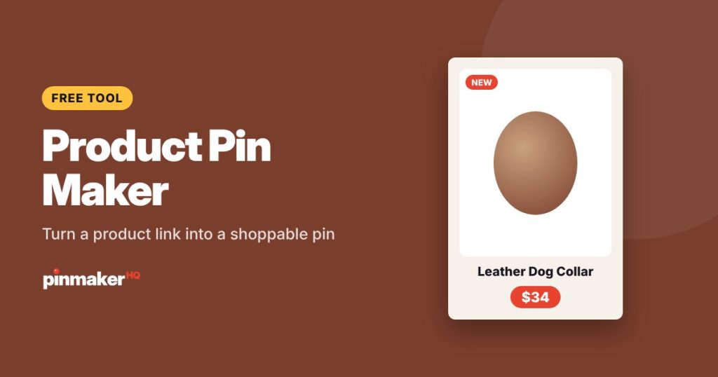 Product Pin Maker: Turn a product link into a shoppable pin